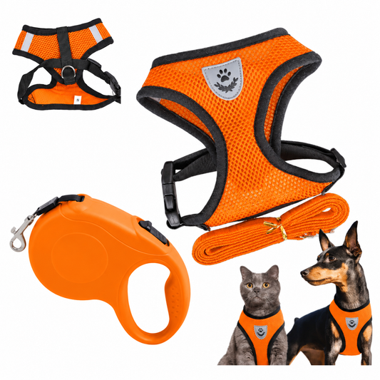 Kit Peitoral+Guia Retrátil