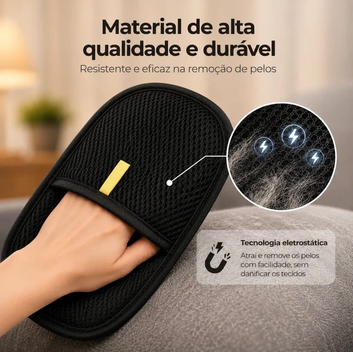 Luva Limpa Pelos