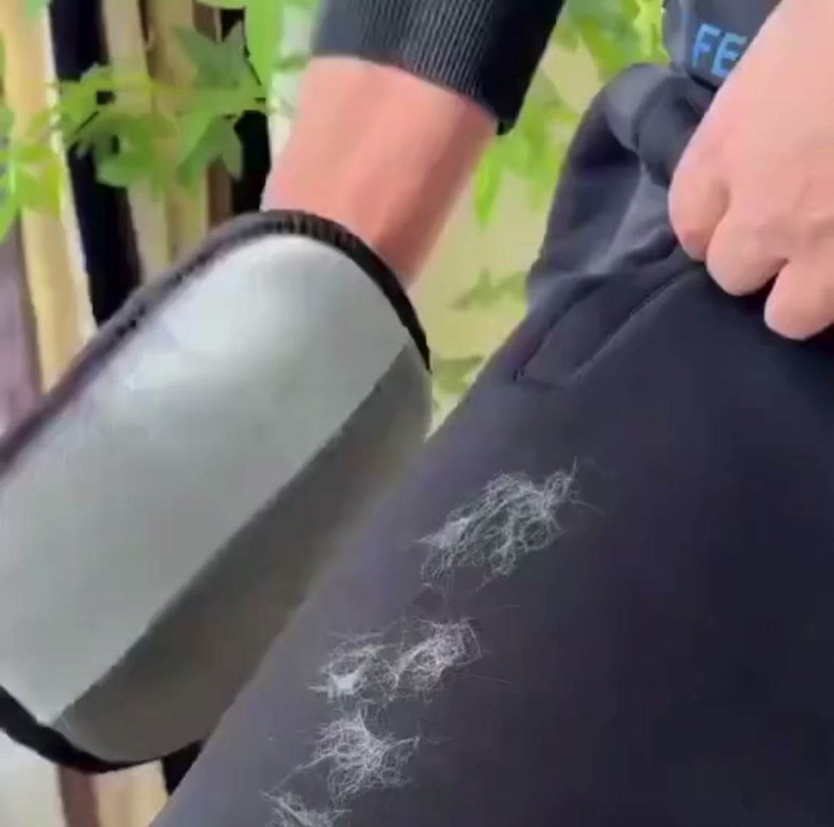 Luva limpa pelos